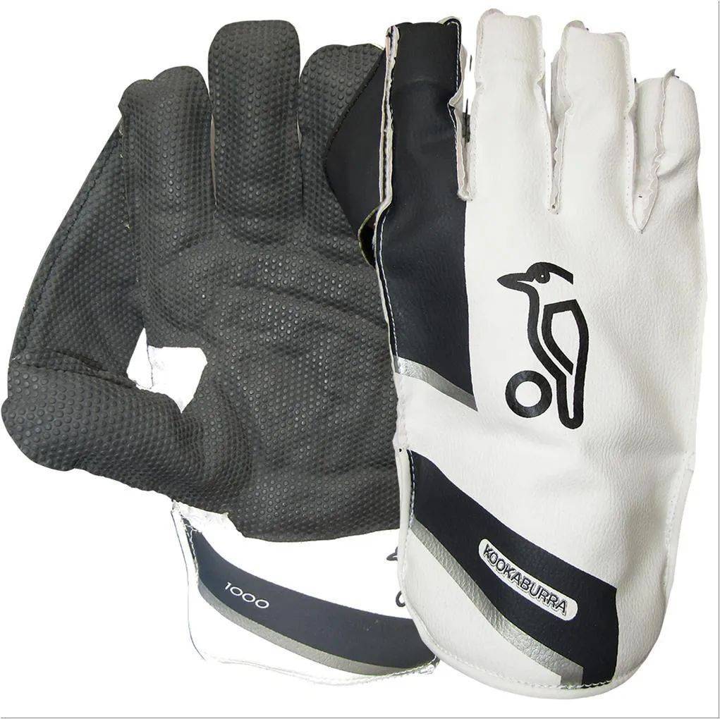Kookaburra Kahuna Pro 1000 Wicket Keeping Gloves Black White