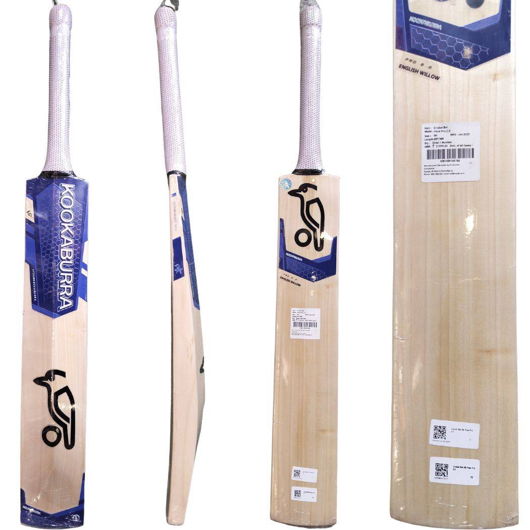 Kookabura Pace pro 2.0 English Willow Cricket Bat Standard Size