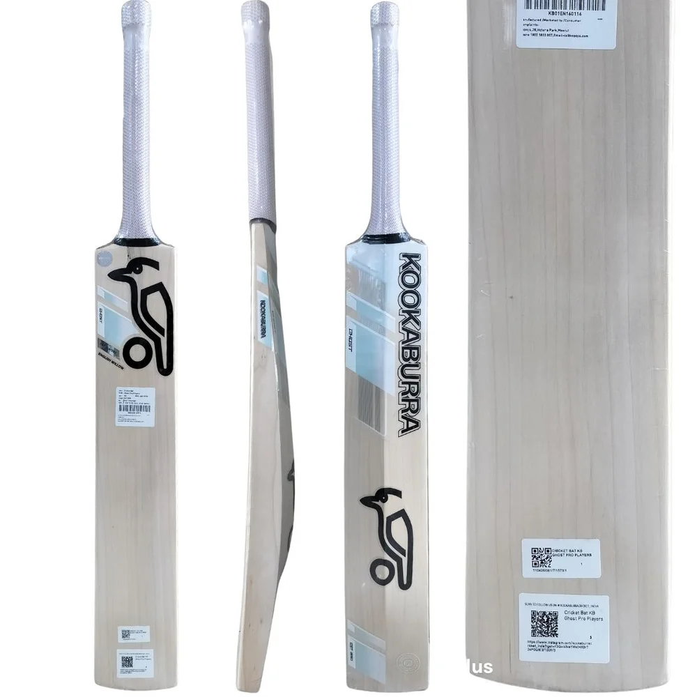 Kookaburra Ghost Pro Players English Willow Cricket Bat (Standard Size Short Handle)