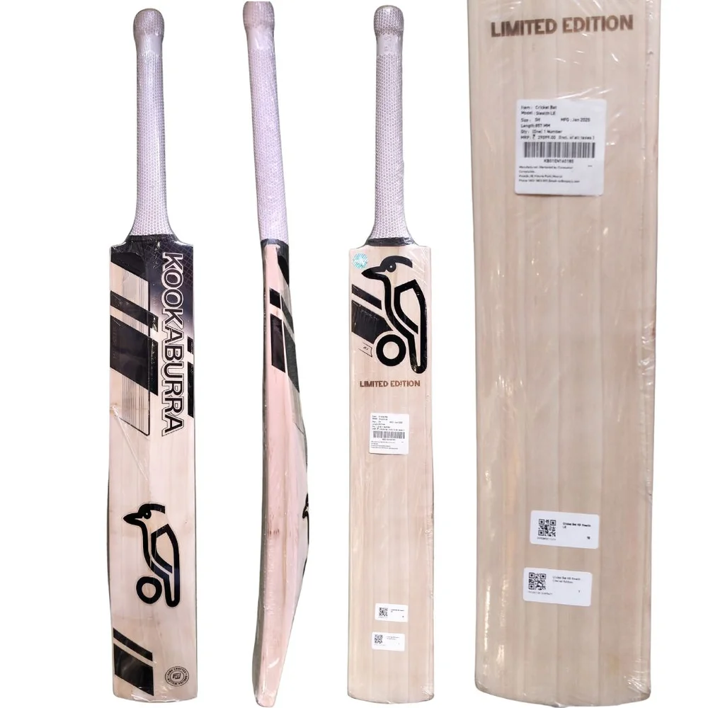 Kookaburra Stealth LE English willow Cricket Bat (Standard Size Short Handle)