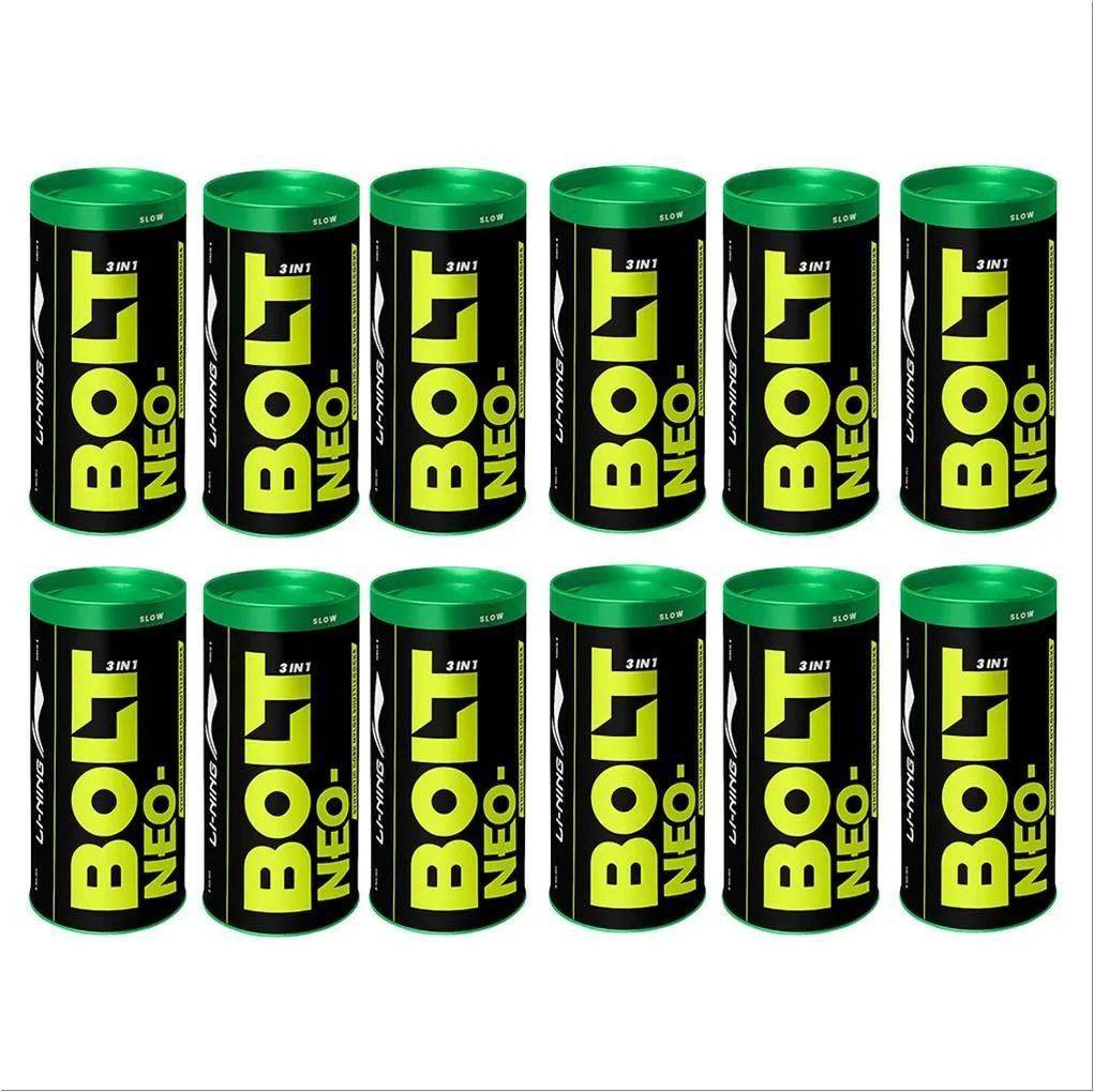 LiNing Bolt Neo Badminton Shuttlecock (Set of 12)