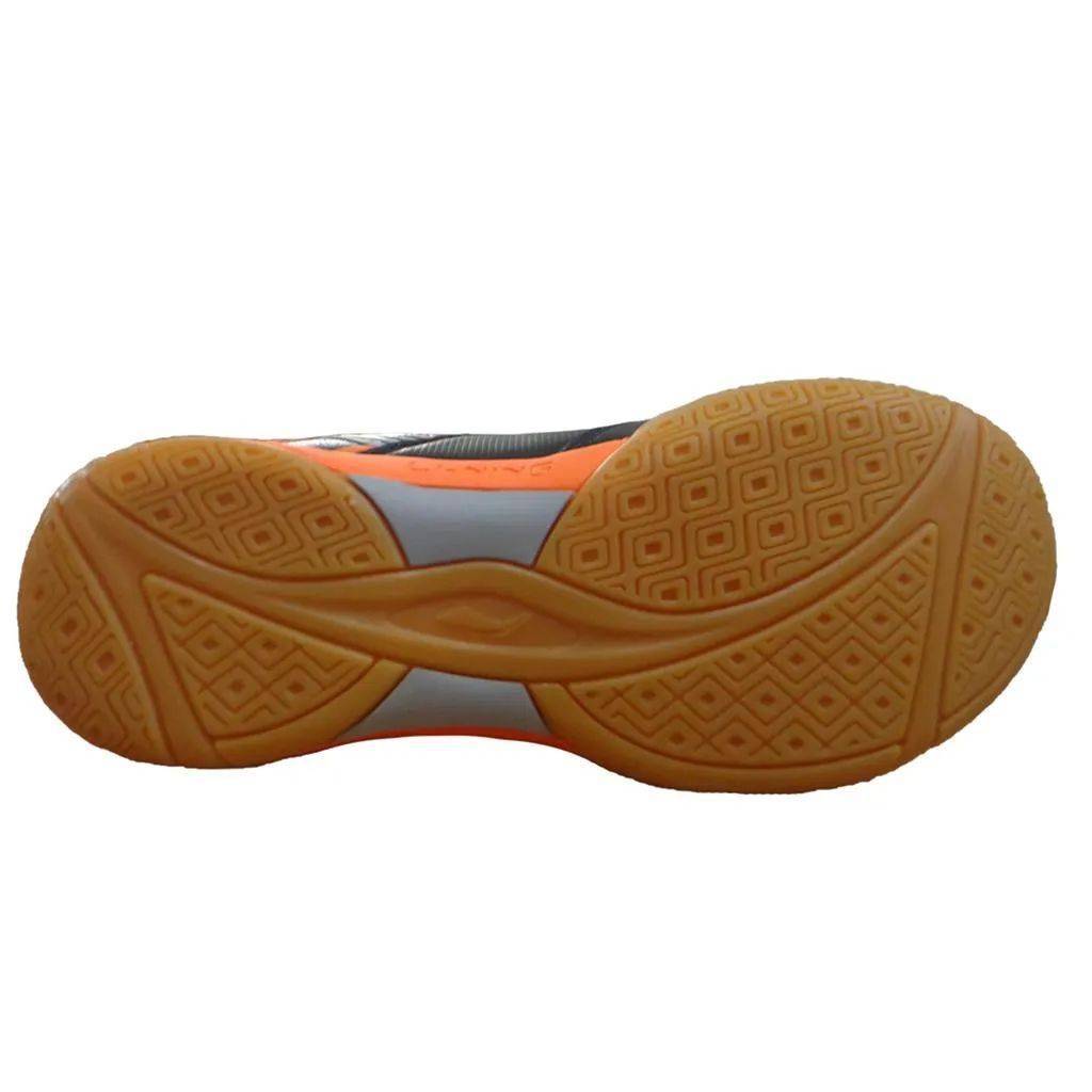 LiNing Play Badminton Shoes Orange and Black