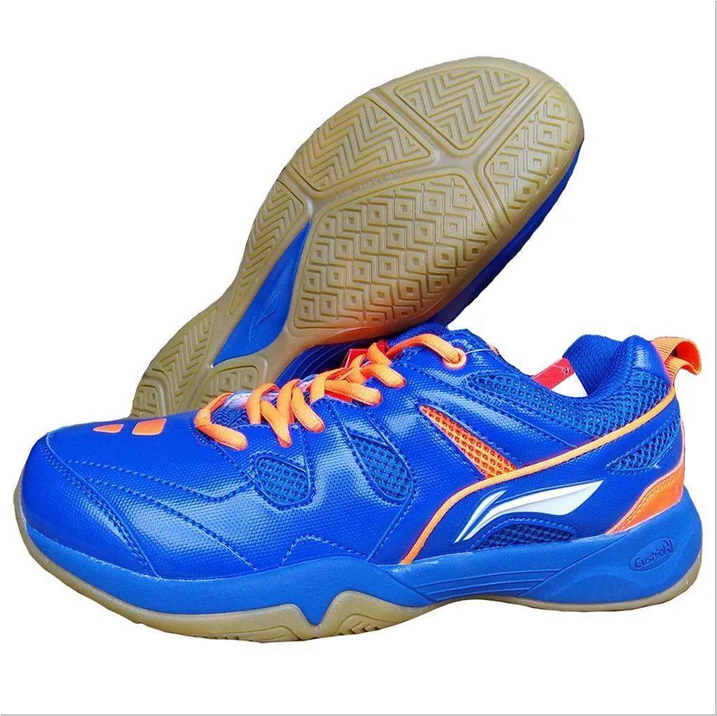 LiNing Alpha Badminton Shoes Blue and Orange