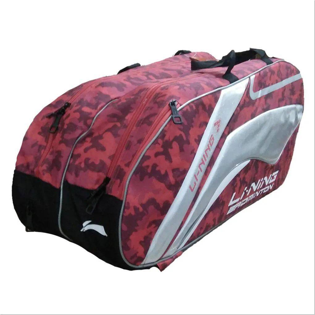Li Ning ABSL392 2 Badminton kit Bag Camo Red