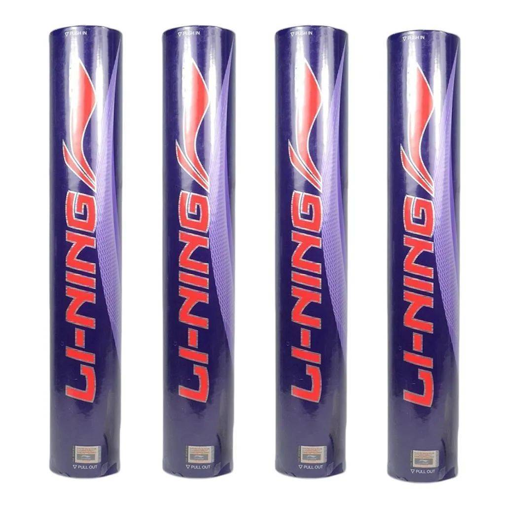 4 Boxes Li Ning Strike Feather Shuttlecock Latest Manufacturing