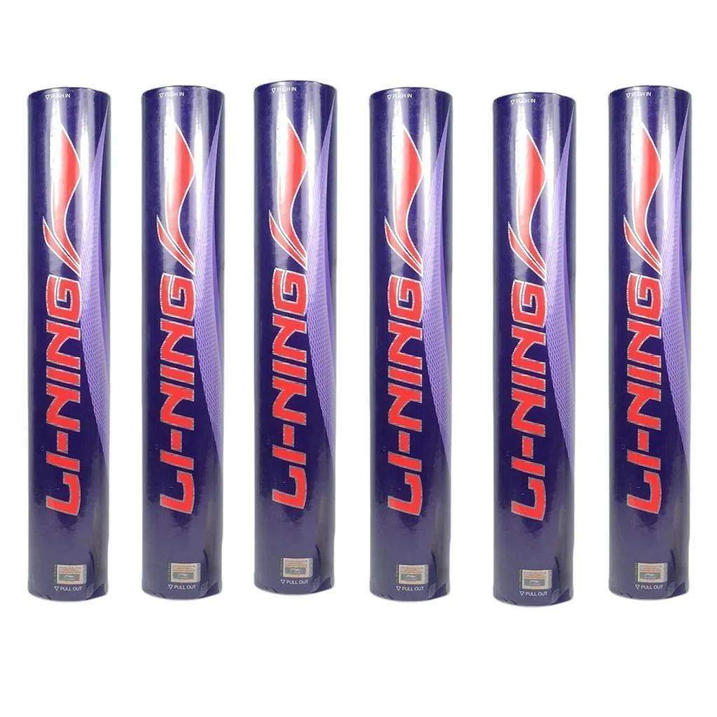 6 Boxes Li Ning Strike Feather Shuttlecock Latest Manufacturing