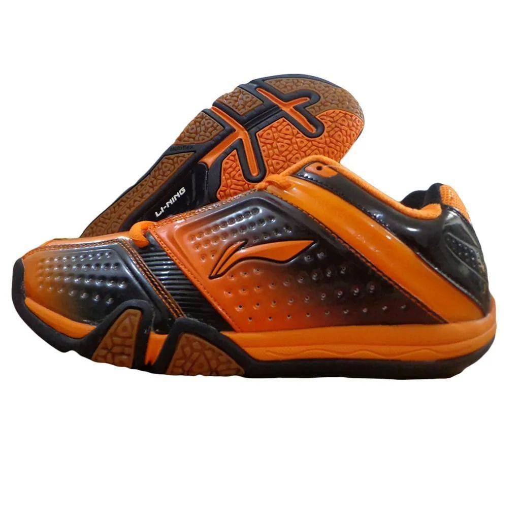 Li Ning Hero No. 1 LTD ED Badminton Shoes Orange and Black