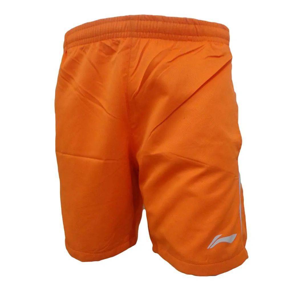 LiNing Badminton Shorts Orange Medium
