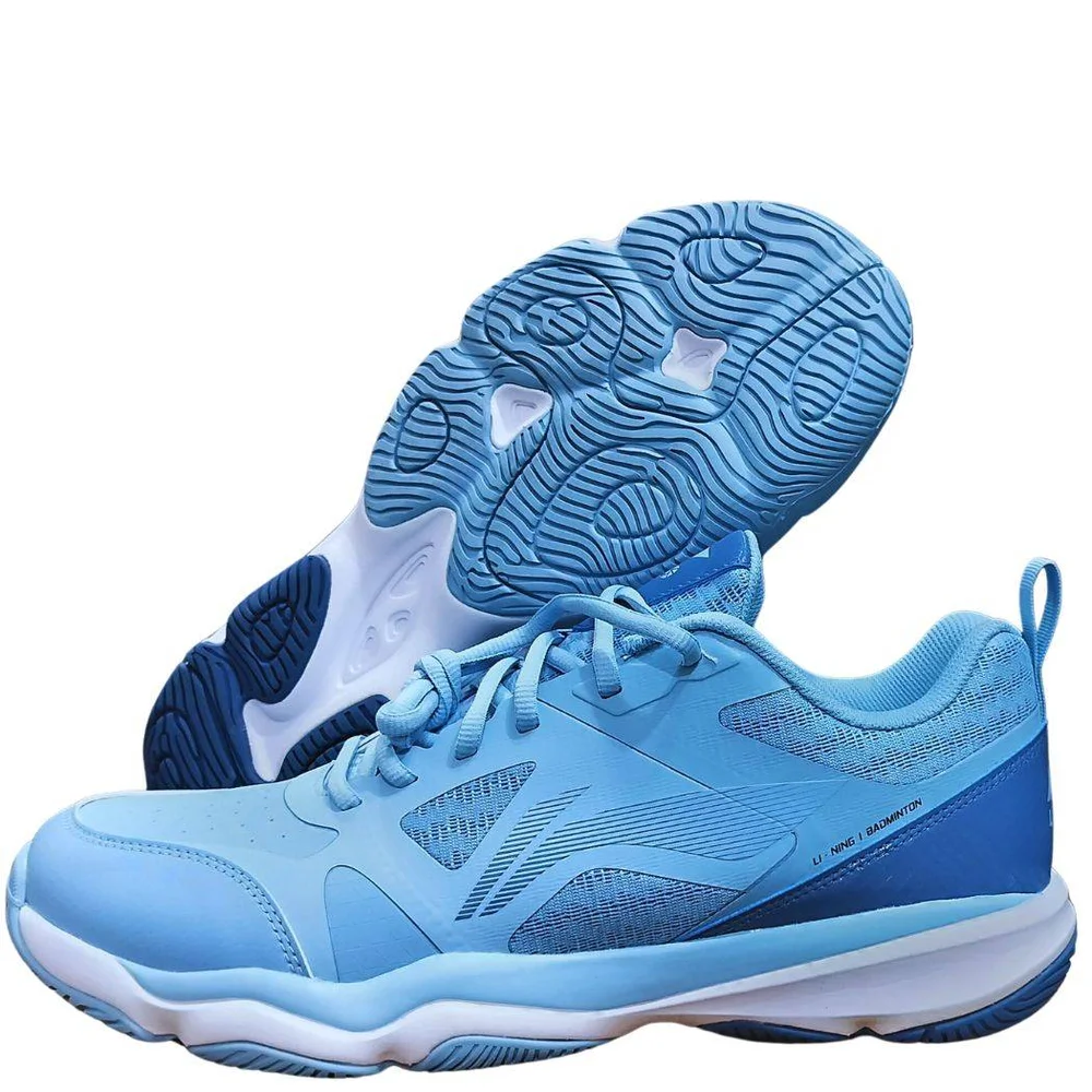 Lining AYTVO79 Ranger Force Badminton Shoes Colour Pastel Blue Tropic Strom Blue