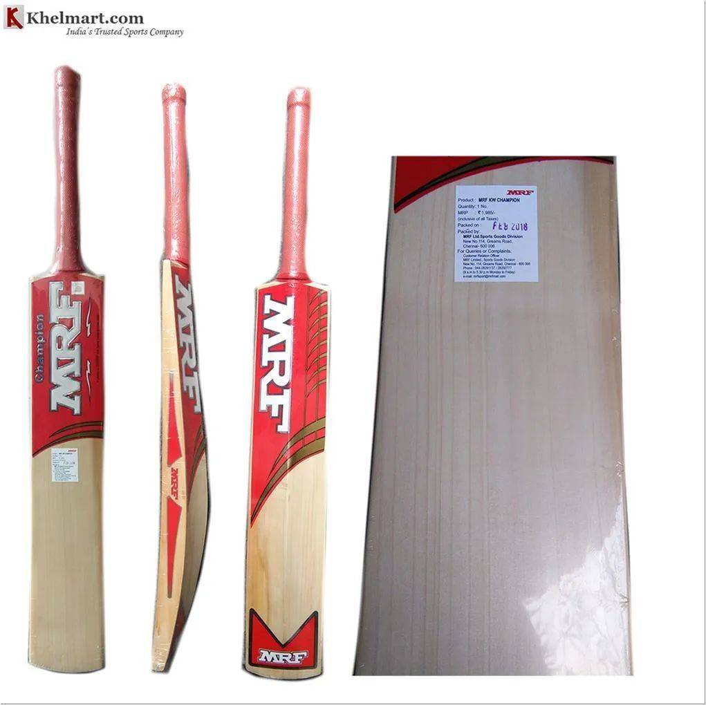MRF Champion Kashmir Willow Cricket Bat