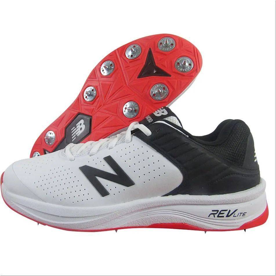 New Balance CK4030L4 Spike Cricket Shoes Black White