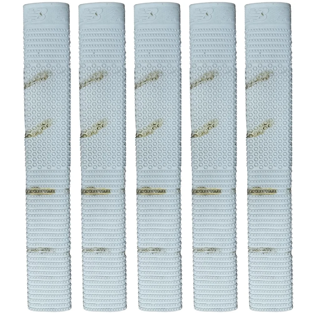 New Balance Tye Dye Cricket Bat Grip White (Set of 5)