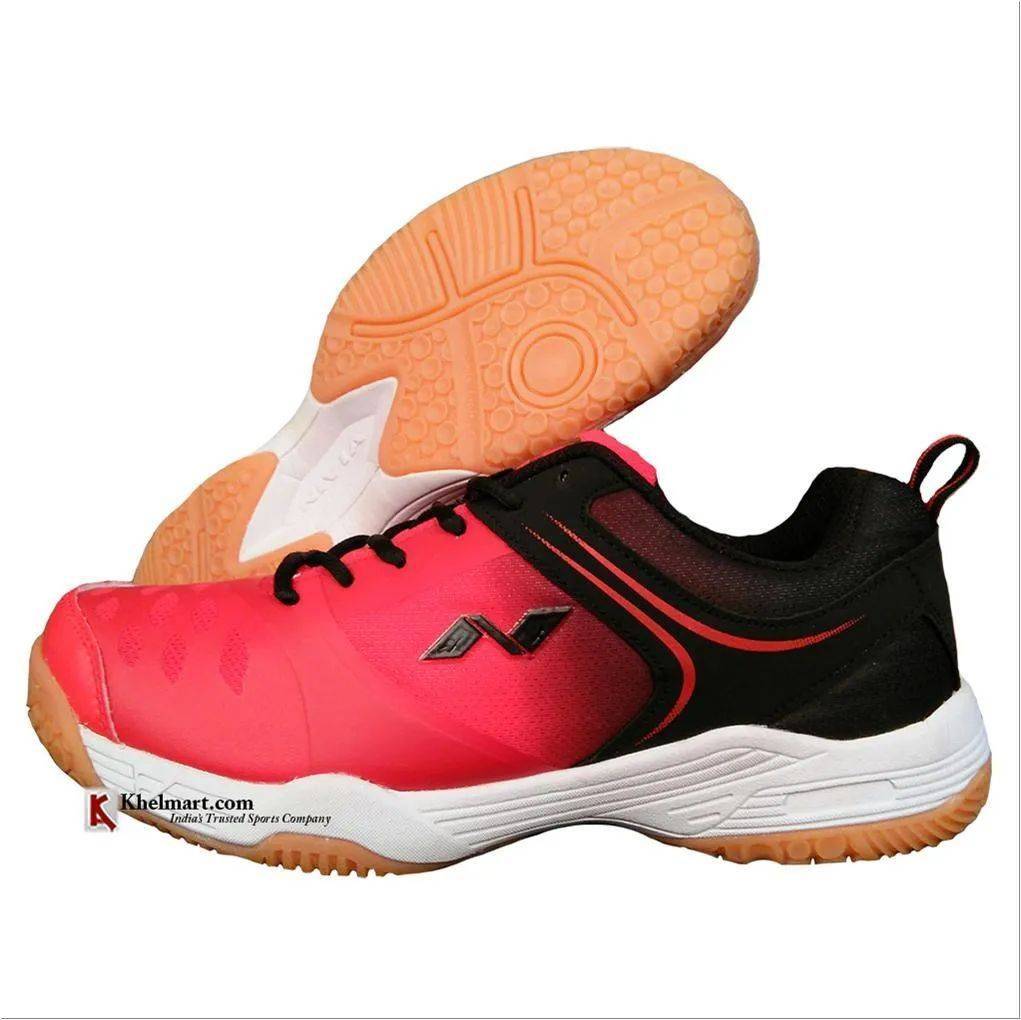 NIVIA New HY Court 2.0 Badminton Shoes Red and Black