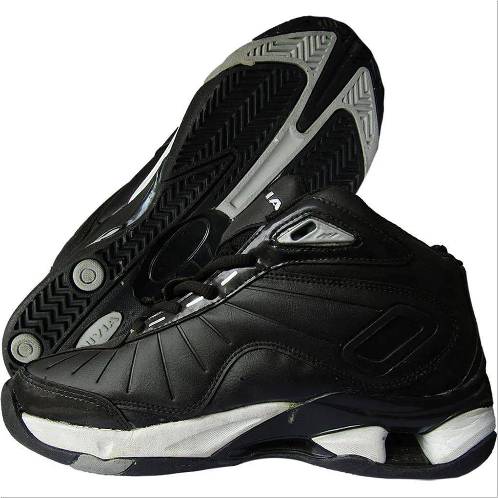Nivia Combat 1 Basket Ball Shoe Black