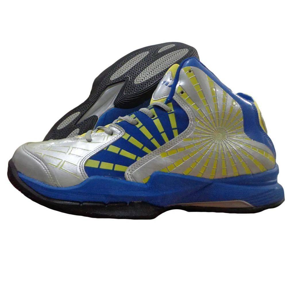 Nivia Phantom Basketball Shoe Blue and Green