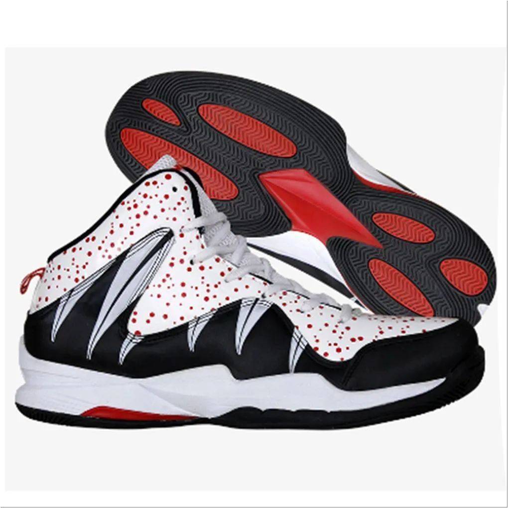 Nivia Heat Basketball Shoe White and Black