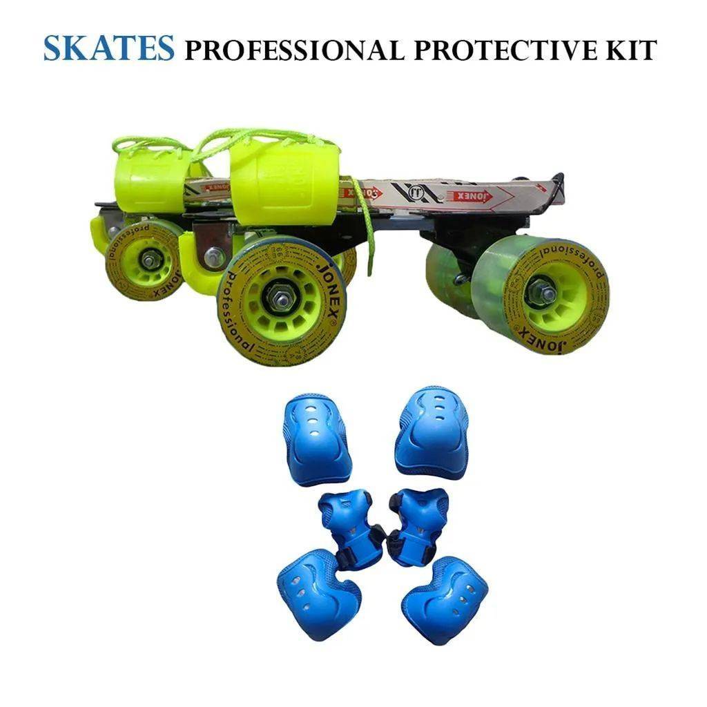 JJ Jonex Professional Roller Skates and Protective Kit