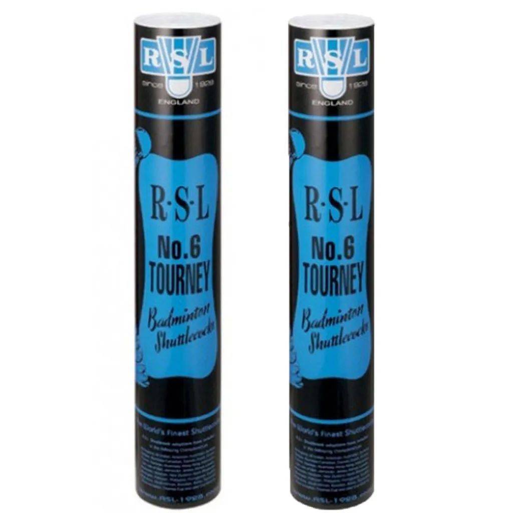 RSL Tourney No 6 Badminton Feather Shuttlecock 2 box
