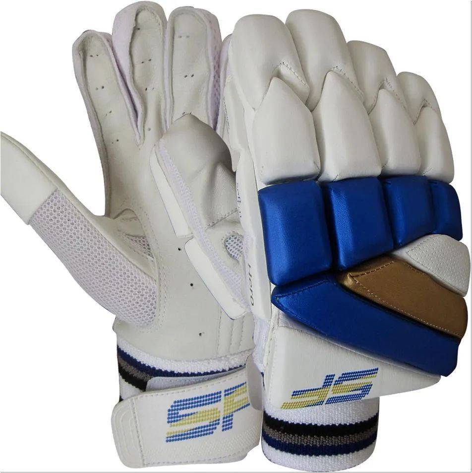 SF Hero Batting Gloves White Blue and Black