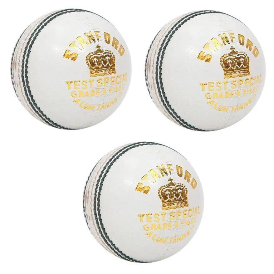 SF Test Special White Cricket Ball 3 Ball Set