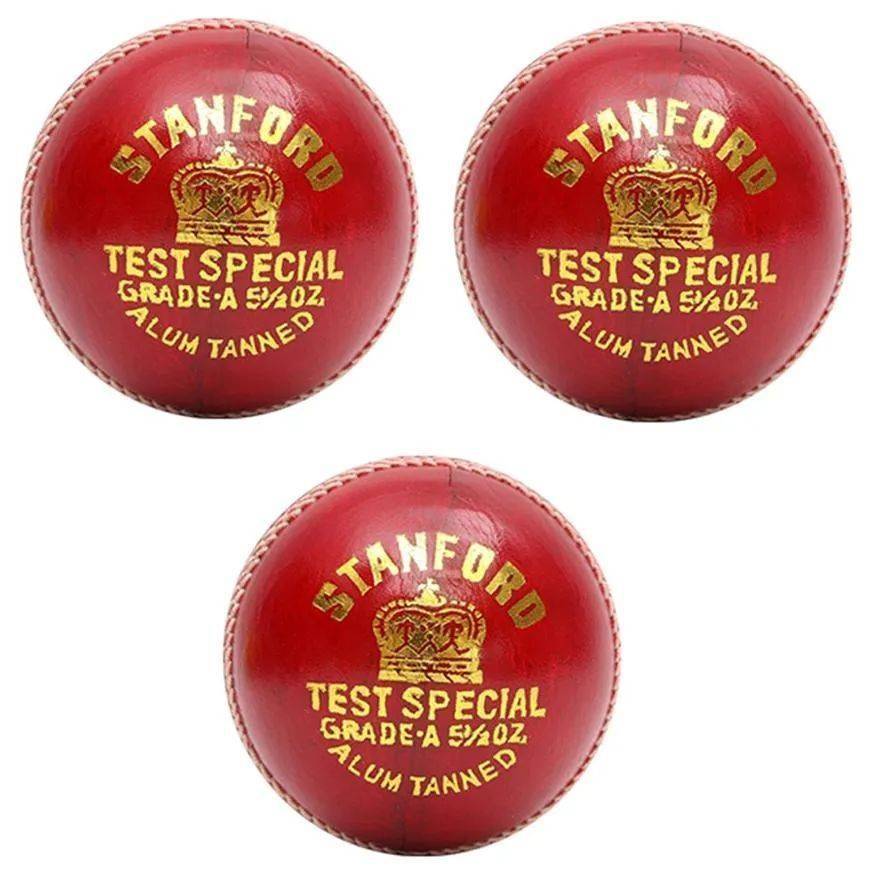SF Test Special Red Cricket Ball 3 Ball Set