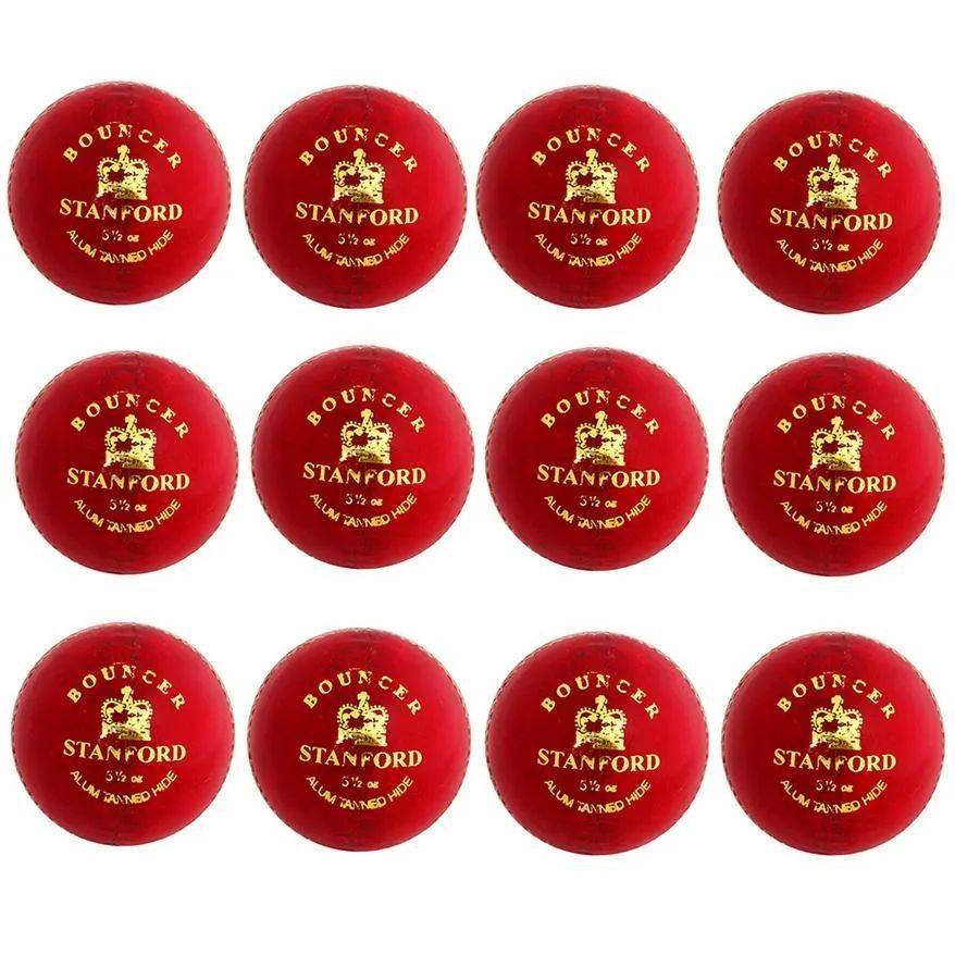 SF Bouncer Cricket Ball 12 Ball Set