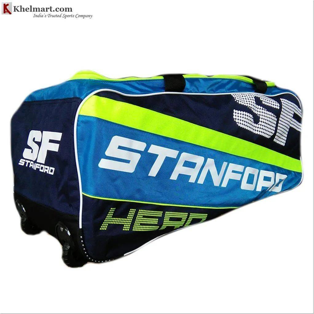 SF Hero Cricket Kit Bag Blue and Lime
