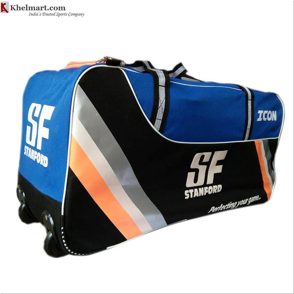 SF Icon Cricket Kit Bag Black and Blue