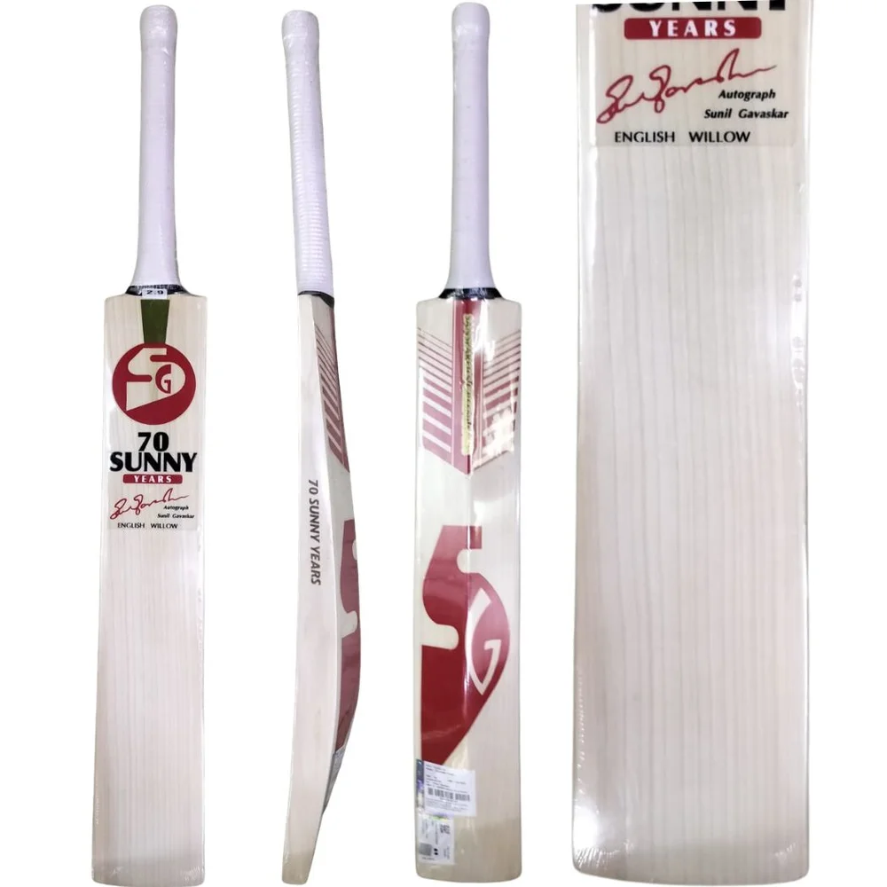 SG Sunny 70 Years Limited Edition English Willow Cricket Bat (Standard Size Short Handle)