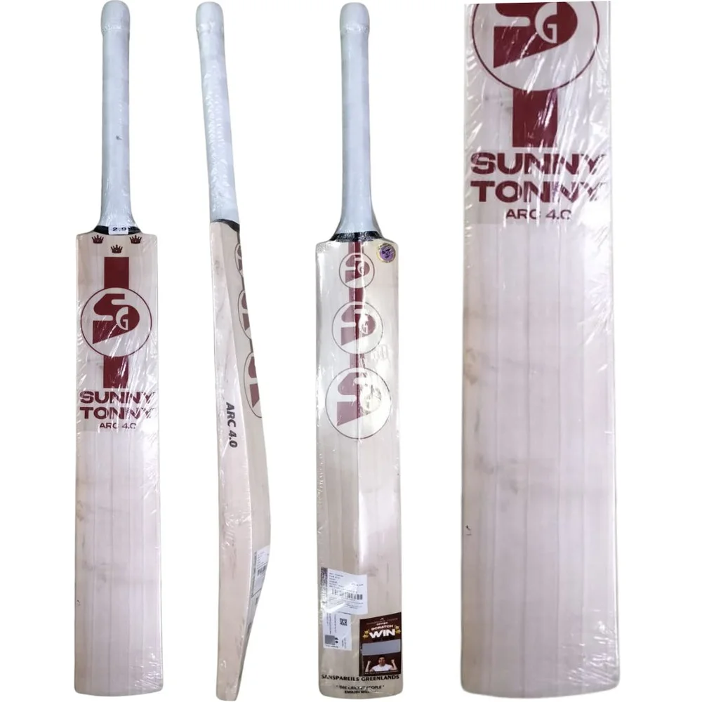 SG Sunny Tonny Arc 4.0 English Willow Cricket Bat (Standard Size Short Handle)