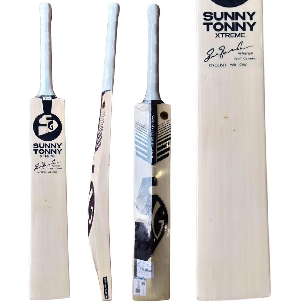 SG Sunny Tonny Black Xtreme English Willow Cricket Bat (Standard Size Short Handle)