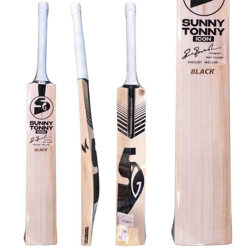 SG Sunny Tonny Icon Black English Willow Cricket Bat
