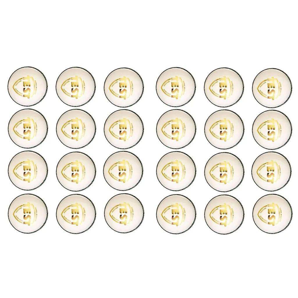SG Test White Cricket Ball 24 Ball set