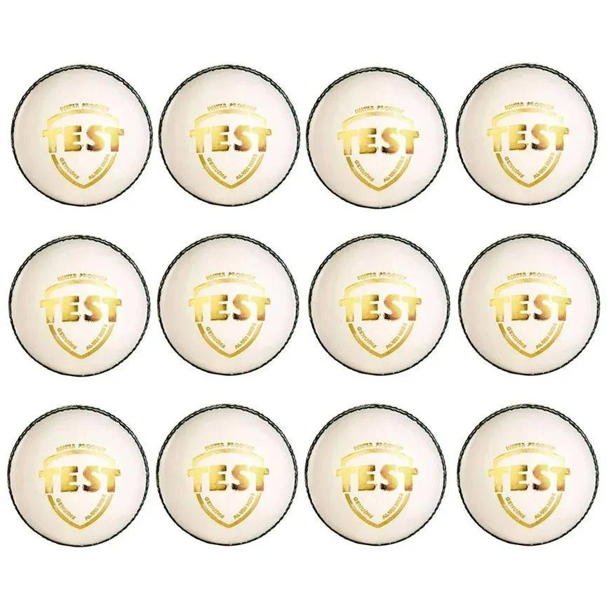 SG Test White Cricket Ball 12 Ball set