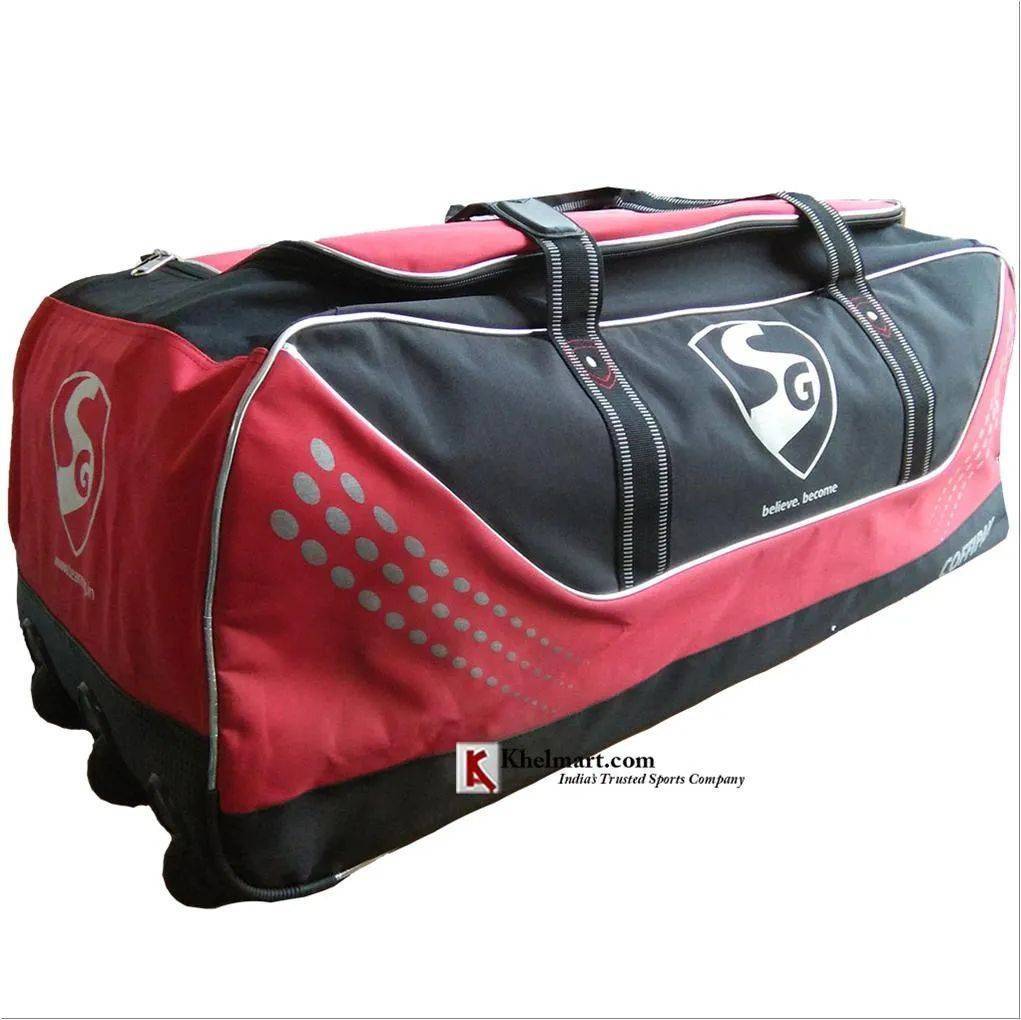 SG Coffipak Cricket Kit Bag Black and Red