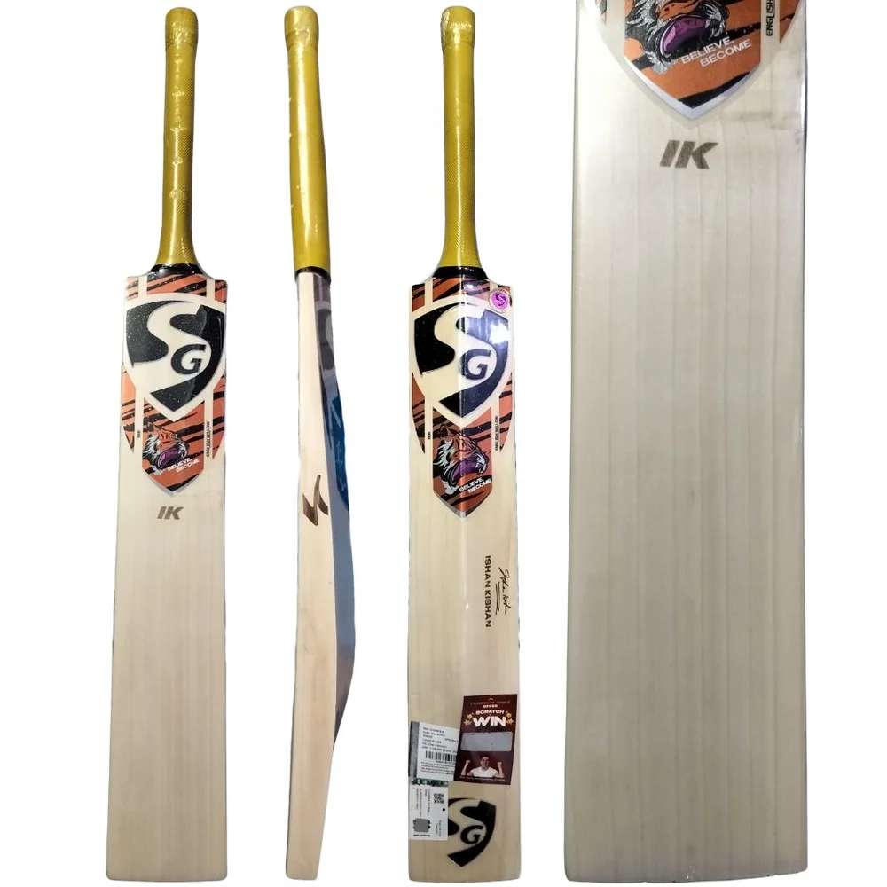 SG Ishan kishan English Willow Cricket Bat (Standard Size Short Handle)