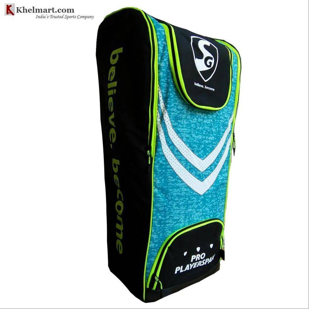 SG Pro Playerspak Kit Bag Sky blue Black and Lime