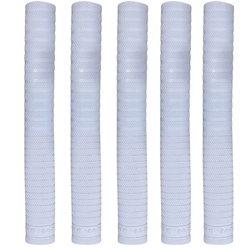 SG Hexa White Cricket Bat Grip Set of 5