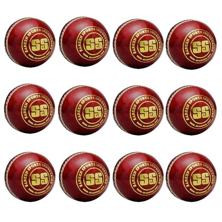 SS True Test Cricket Ball 12 Ball Set