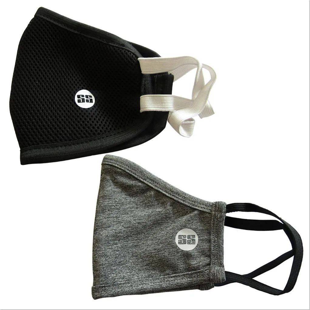 SS FALCON 2.0 Reusable Cloth Mask Black and Grey