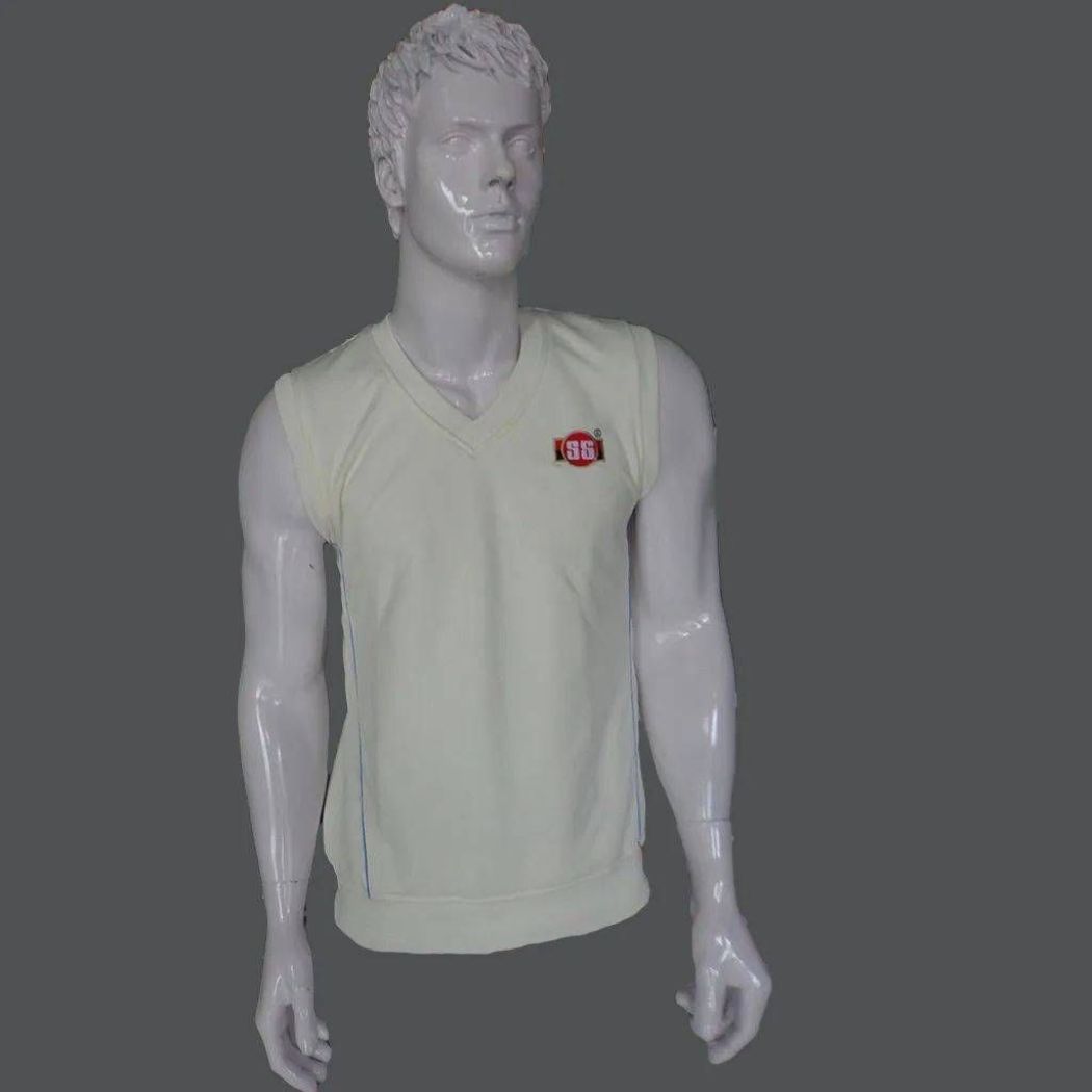 SS Cricket Clothing Sweater Without Color Neck Sleeves Size Large
