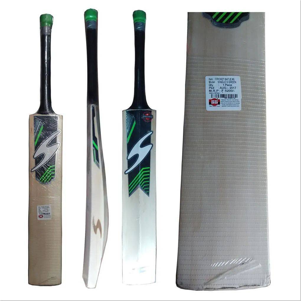 SS  Green S Series English Willow Cricket Bat