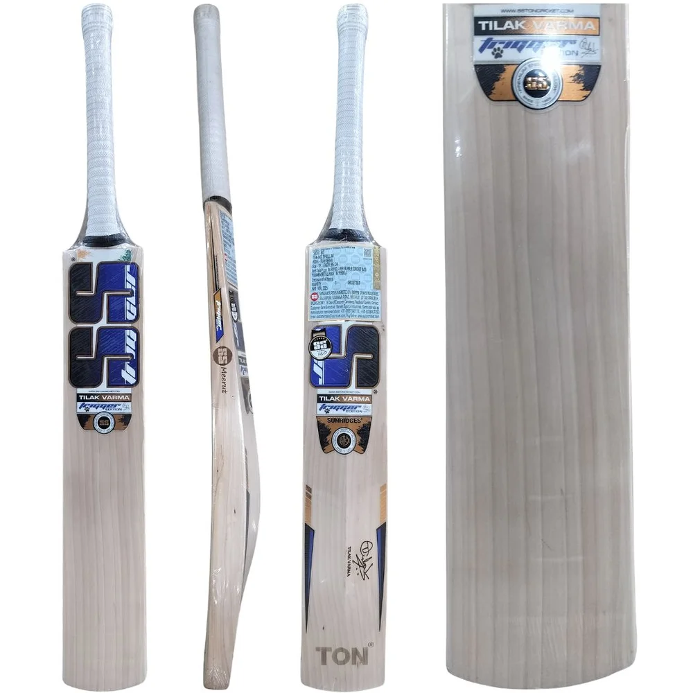 SS Tilak Verma English Willow Cricket Bat (Standard Size Short Handle)