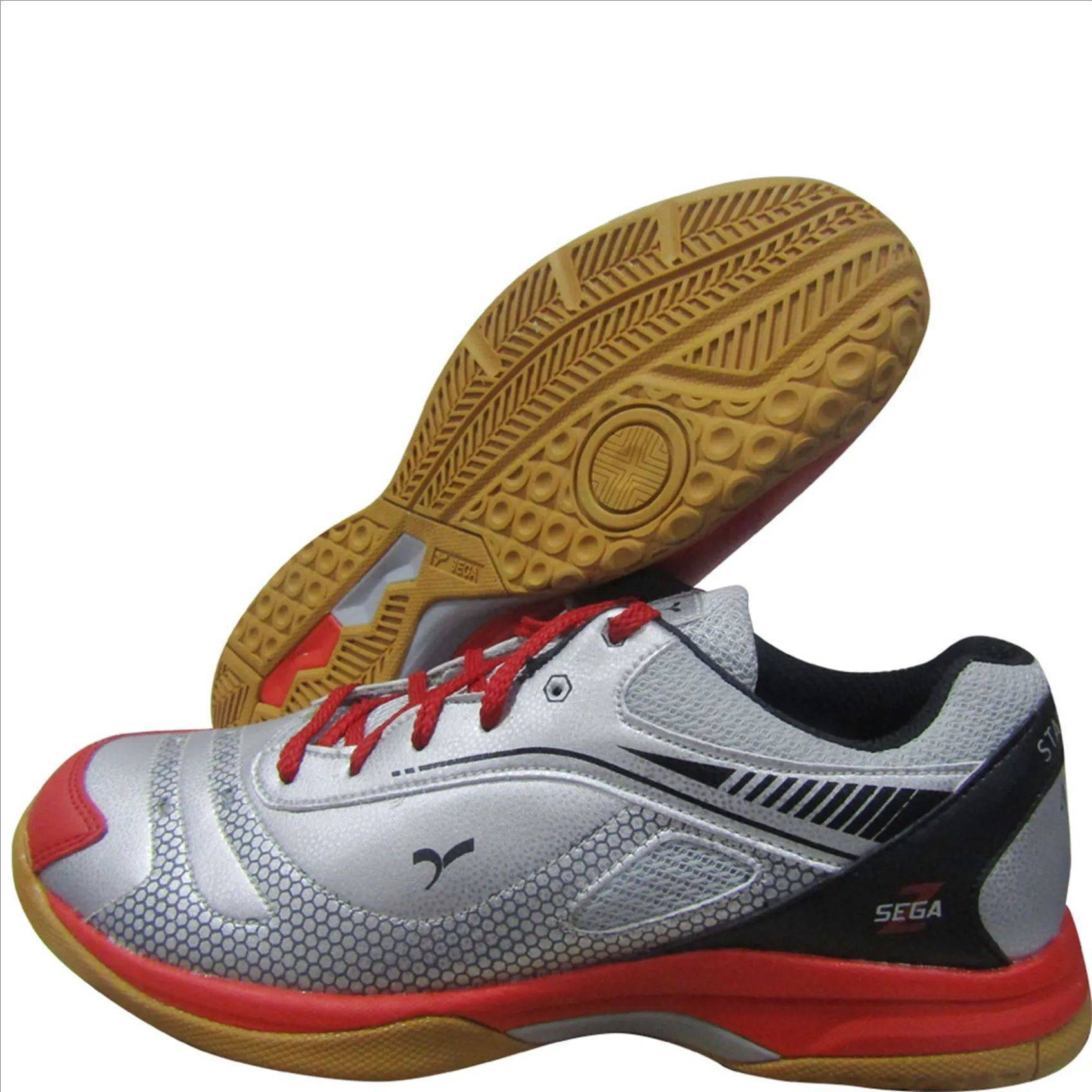 Sega Star Impact Alpine Badminton Shoes Red Silver