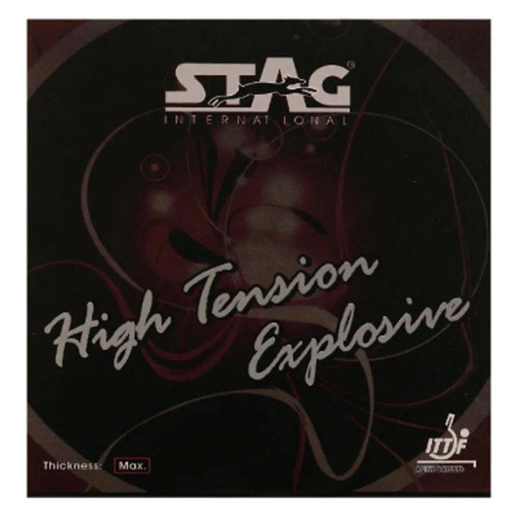 Stag High Tension Explosive Table Tennis Rubber Black
