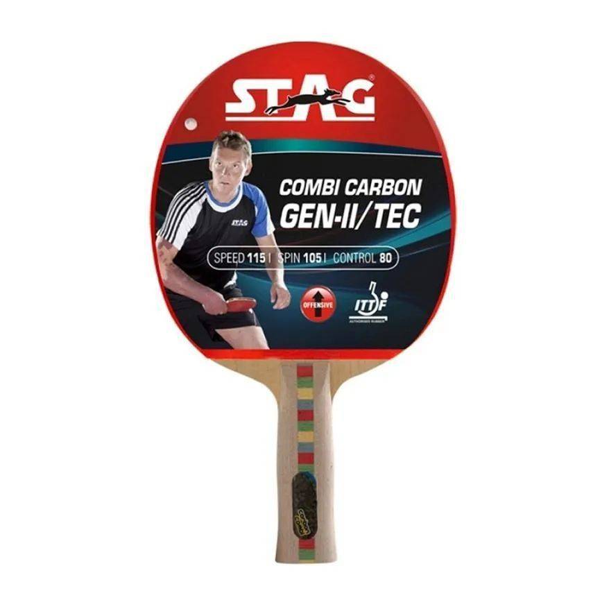 Stag Combi Carbon Gen II Tec Table Tennis Racquet
