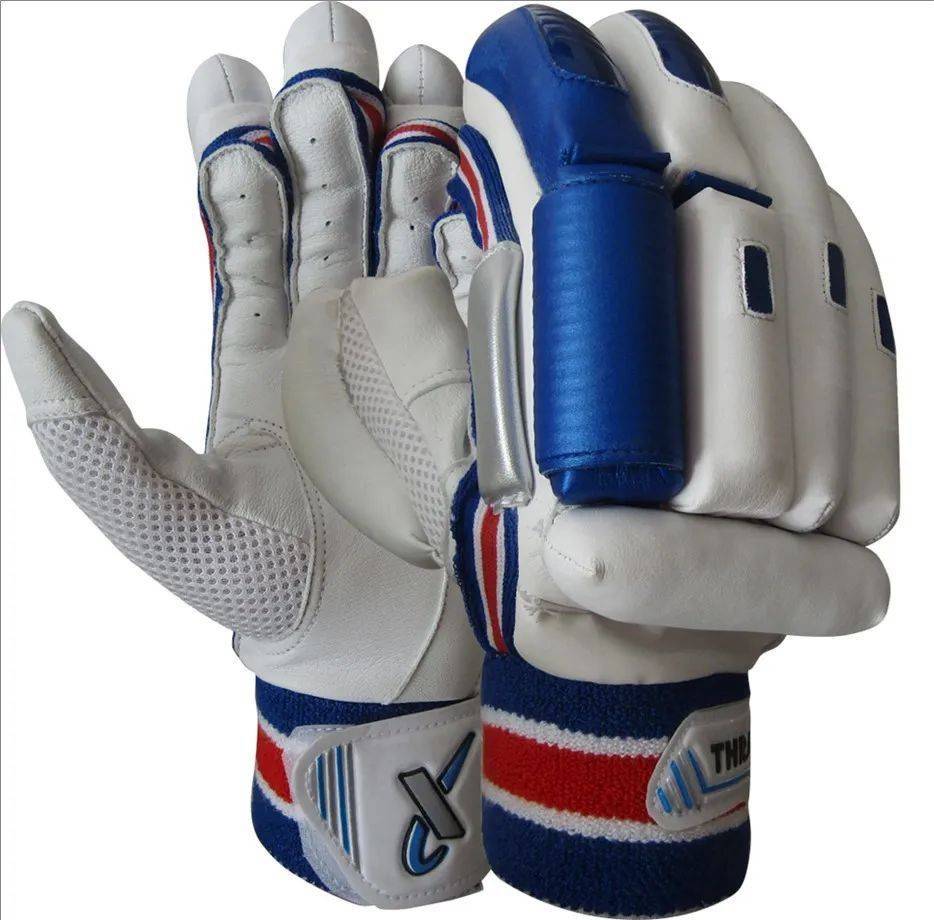Thrax ST 1800 Cricket Batting Gloves White Blue