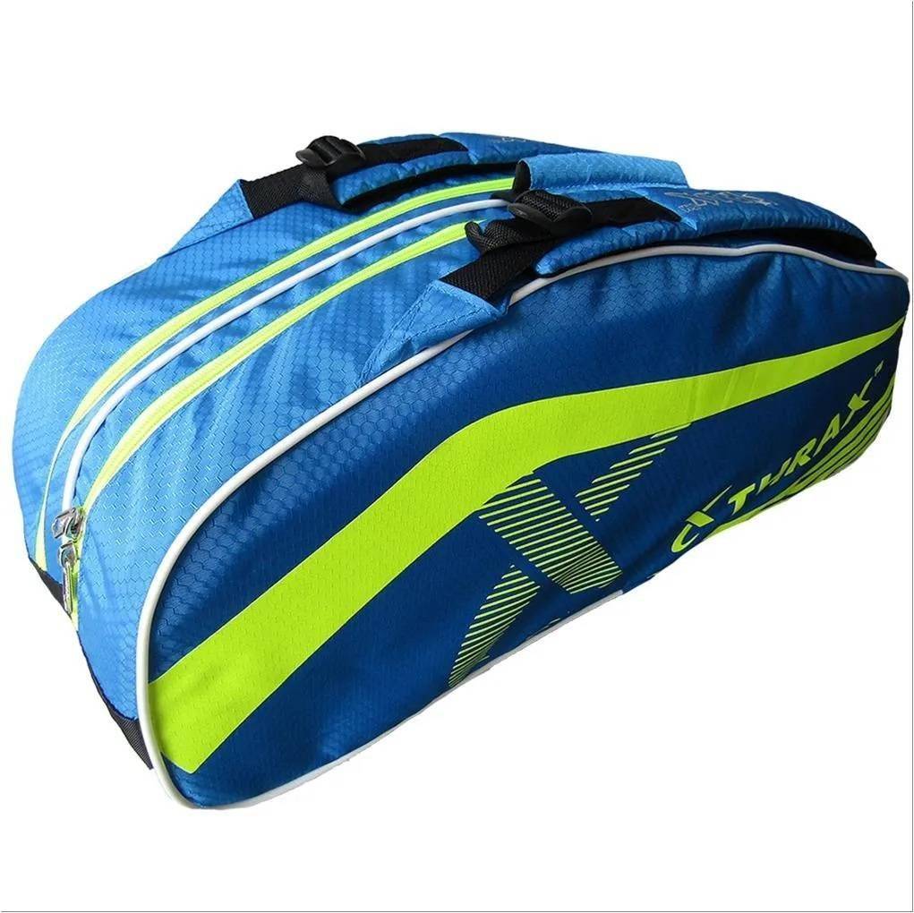 Thrax NS Series Badminton Kit Bag Sky Blue and Lime
