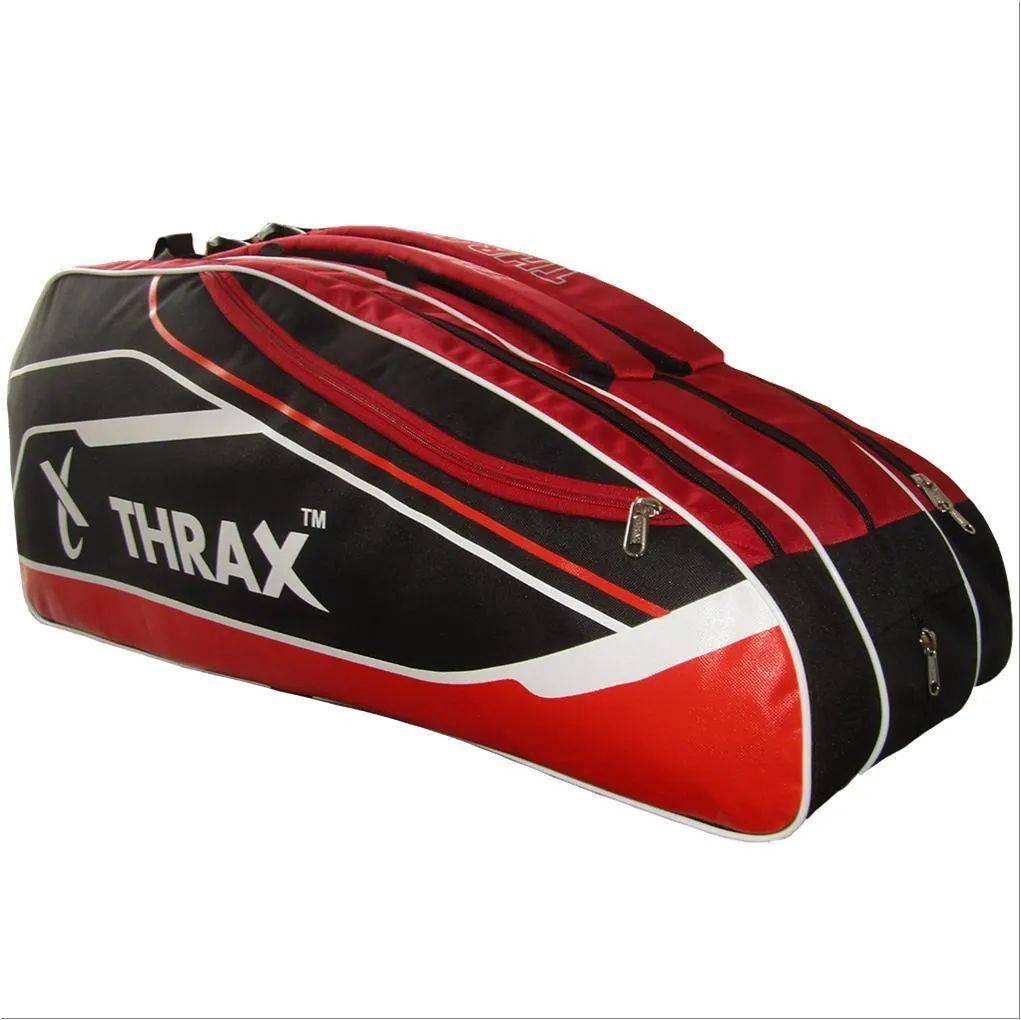 Thrax Aura X10 Badminton Kit Bag Red Black