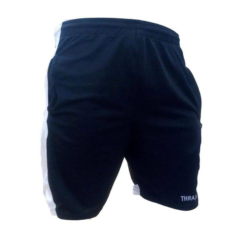 Thrax badminton shorts Black and White Size Small